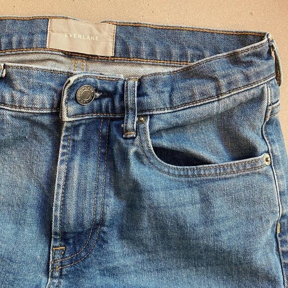 Everlane Jeans Women 26X25 Blue The Perfect High-Rise Skinny Ankle Jean - Picture 4 of 7